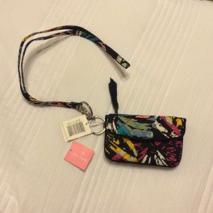 Vera Bradley Iconic Jen Zip ID (Butterfly Flutter)